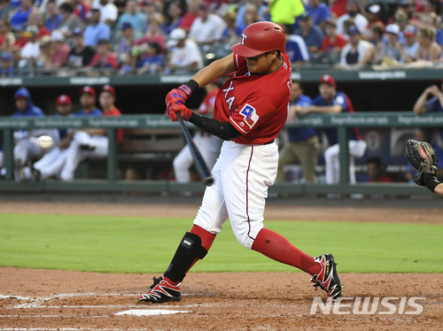 '솔로포' 추신수, 44경기 연속 출루…亞타자 최장 신기록