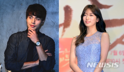 배우 이동욱(왼쪽), 가수 겸 배우 수지