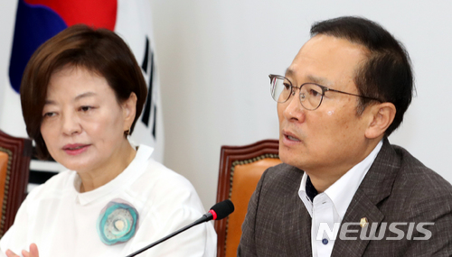 【서울=뉴시스】이종철 기자 = 홍영표 더불어민주당 원내대표. 2018.07.03. jc4321@newsis.com