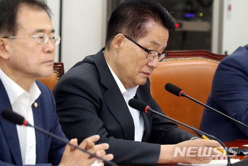 【서울=뉴시스】박영태 기자 = 박지원 민주평화당 의원. 2018.07.06.since1999@newsis.com