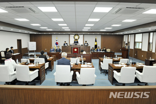 【합천=뉴시스】김기진 기자 = 경남 합천군 의회. 2018.07.06. (사진=합천군 제공) photo@newsis.com