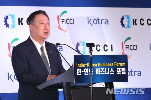 韓·인도 기업인, 경협 확대 공동성명...文대통령·모디 총리 참석