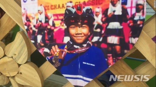 【서울=뉴시스】동굴서 나가면 KFC 데려가달라고 편지 쓴 태국 소년의 모습. (사진출처: CNN 캡처) 2018.07.11.