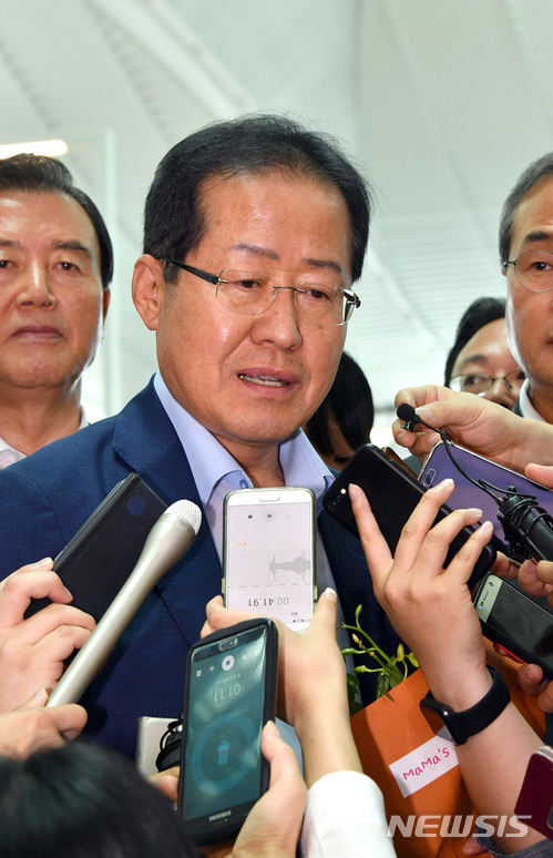 홍준표, 하태경 지목 "우빨 양아치들은 통합대상 안돼"