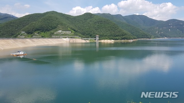 [밀양=뉴시스] 경남 밀양댐 전경. (사진=뉴시스 DB). photo@newsis.com
