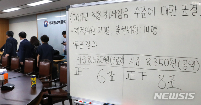 올 상반기 취업자 증가폭 반토막…노동硏 "최저임금 원인 아냐"