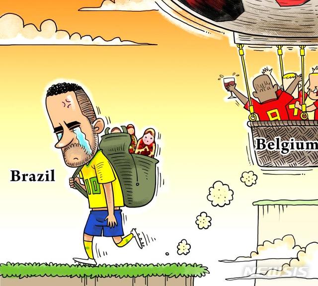 브라질, 4강행 불발