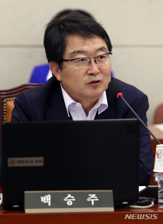 【서울=뉴시스】 백승주 자유한국당 의원.