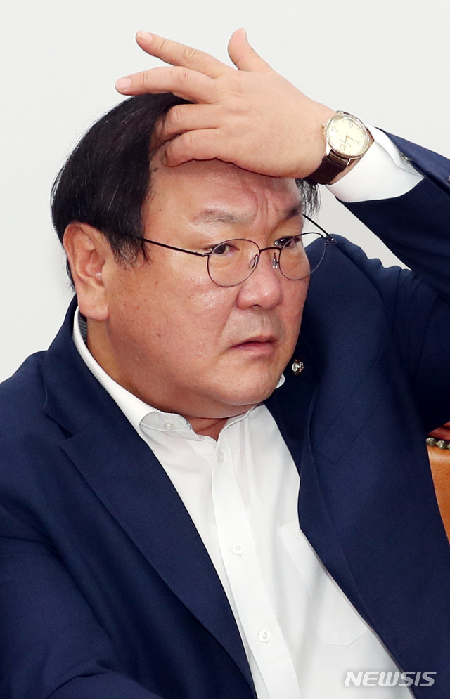 【서울=뉴시스】이종철 기자 = 김태년 더불어민주당 정책위의장. 2018.07.19. jc4321@newsis.com