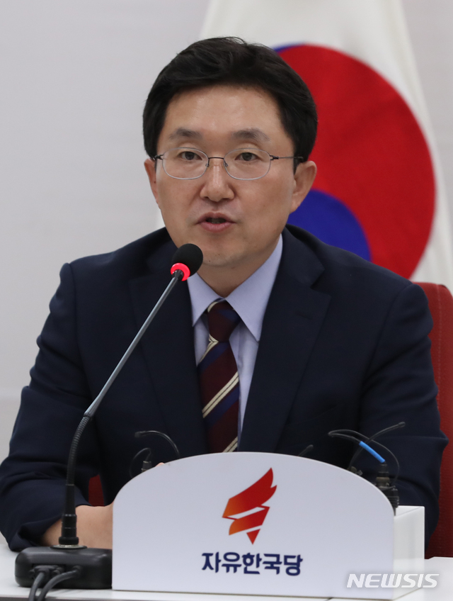 【서울=뉴시스】고승민 기자 = 김용태 자유한국당 사무총장.2018.07.19. kkssmm99@newsis.com