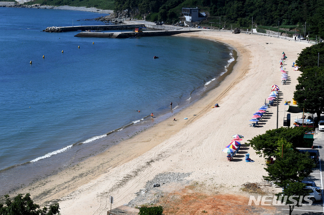 [남해=뉴시스] 경남 남해군 사촌해수욕장 