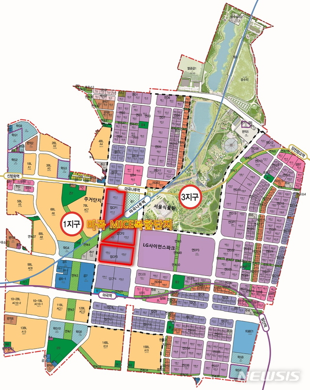 【서울=뉴시스】 마곡 MICE복합단지 위치도. 2019.02.28. (사진=뉴시스DB)