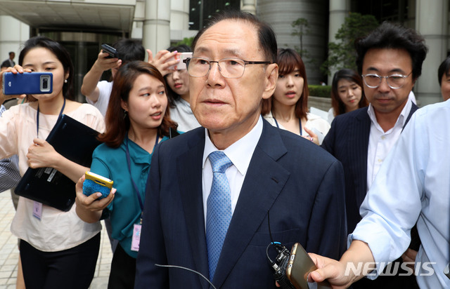 【서울=뉴시스】김선웅 기자 =김백준 전 청와대 총무기획관. 2018.07.26. mangusta@newsis.com