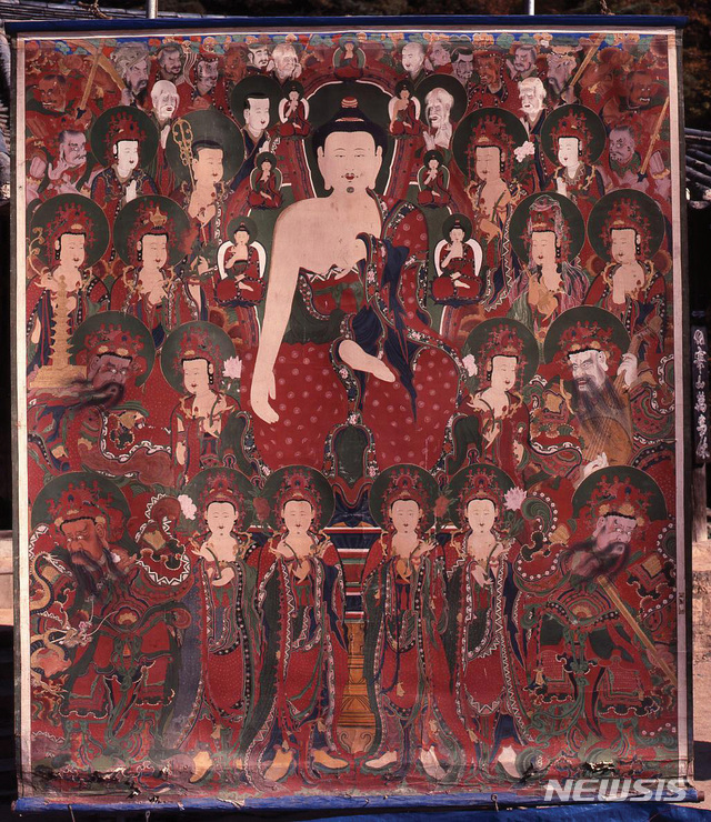 【문경=뉴시스】김진호 기자 = 김룡사 '영산회상도'. 2018.07.27 (사진=문경시 제공) photo@newsis.com