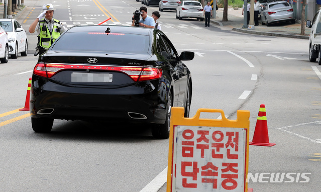 【대구=뉴시스】김덕용 기자 = 대구에서 현직 경찰관 2명이 만취 상태에서 음주운전을 하다 적발됐다. 2018.10.14(사진=뉴시스DB) photo@newsis.com