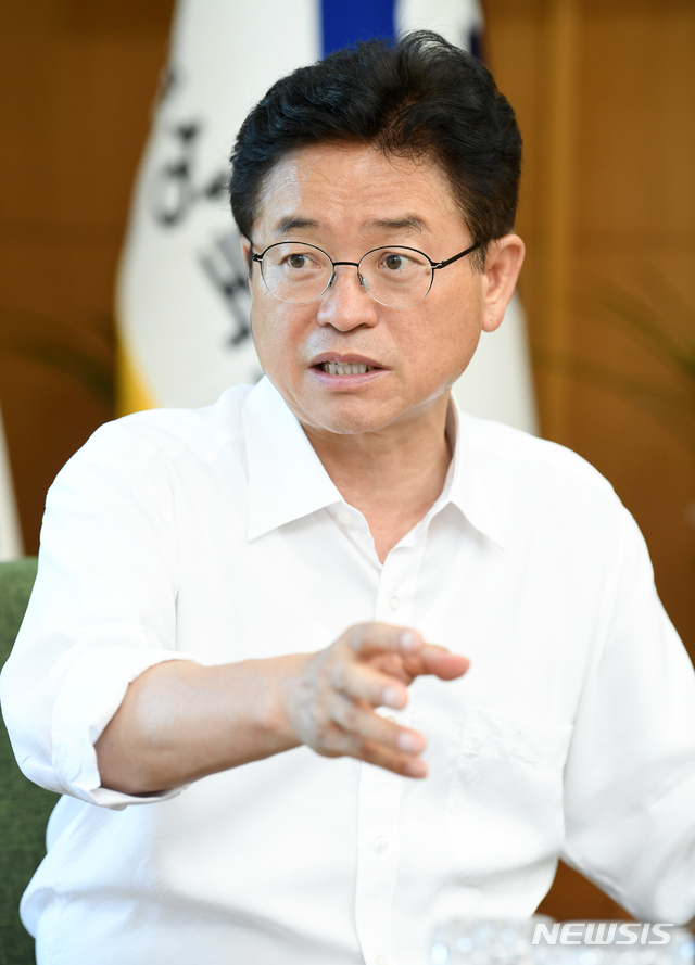 【안동=뉴시스】류상현 기자 = 이철우 경북도지사. 2018.07.30 (사진=경북도 제공) photo@newsis.com 