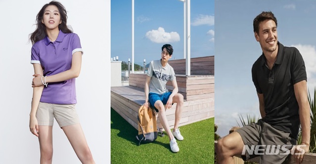 【서울=뉴시스】왼쪽부터 네파 뉴 올라운드 폴로 티셔츠, 아이더 슐트 폴로 티셔츠, 유니클로 폴로티셔츠. 2018.8.2(사진=네파, 아이더, 유니클로 제공) photo@newsis.com