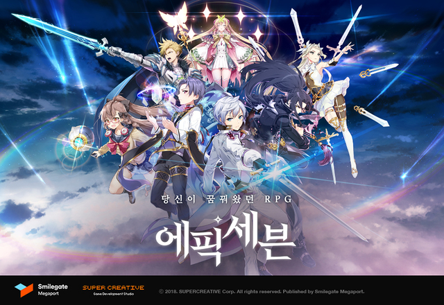 모바일 턴제 RPG 에픽세븐, 사전예약 50만 돌파