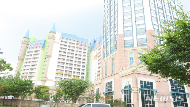 의정부 아일랜드 캐슬 전경.