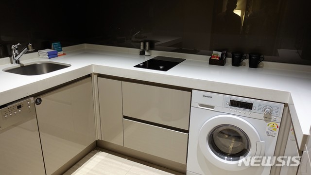 오크우드 프리미어 인천 1베드룸 딜럭스 내 주방