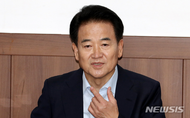 【서울=뉴시스】이종철 기자 = 정동영 민주평화당 대표. 2018.08.12. jc4321@newsis.com