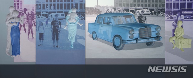 【서울=뉴시스】 이용덕, I Am Not Expensive, 2008, mixed media, 284x700x50cm