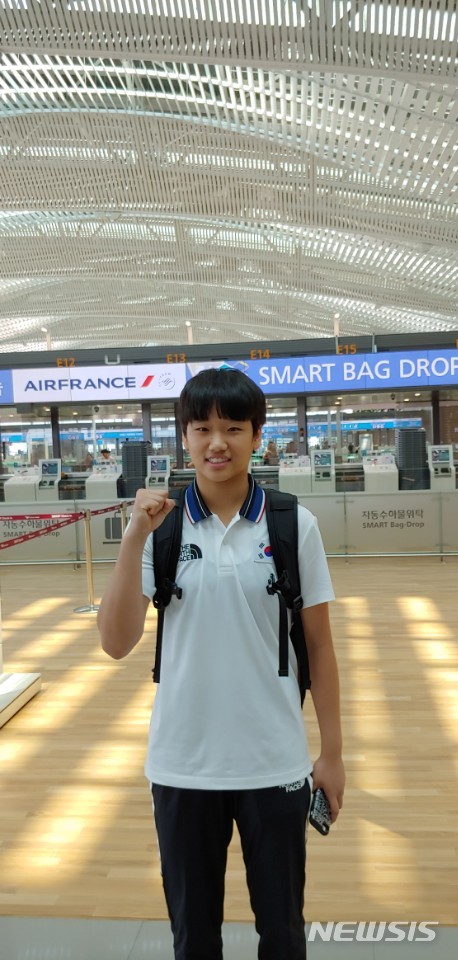 【인천공항=뉴시스】 권혁진 기자 = 안세영, 배드민턴 고교생 국가대표
