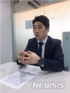 【서울=뉴시스】탁기영 유니오 대표가 서울 서초구 유니오 사무실에서 뉴시스와 인터뷰를 하고 있다. 2018.08.19 (사진 = 유니오 제공) photo@newsis.com