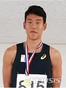 【광주=뉴시스】맹대환 기자 = 조선대학교는 체육학과 1학년에 재학 중인 모일환 학생이 제18회 자카르타-팔렘방 아시안게임 육상 단거리 국가대표 선수로 출전했다고 21일 밝혔다. 2018.08.21 (사진=조선대 제공) mdhnews@newsis.com