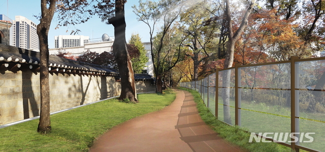 덕수궁 내측 보행로 예상도