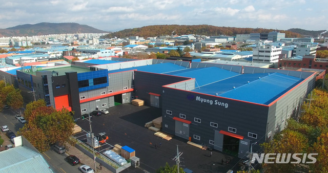 【서울=뉴시스】대구광역시 달서구 소재 명성티엔에스 사업장 전경. (사진 = 서울IR 제공)