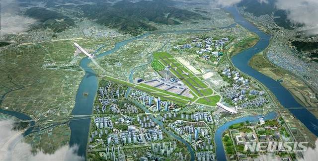 【김해=뉴시스】김해신공항 건설 조감도 
