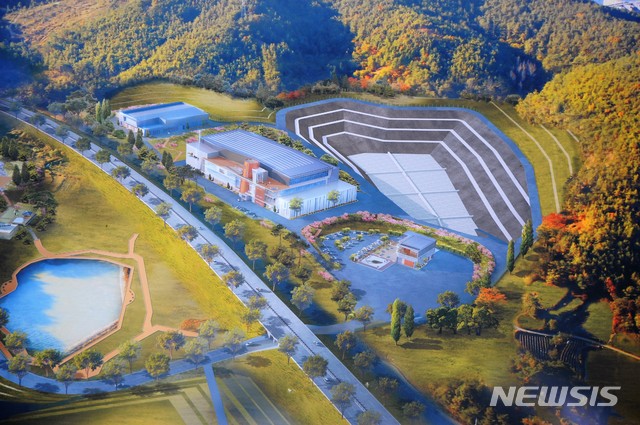 【순천=뉴시스】김석훈 기자 = 전남 순천시자원순환센터가 730억 원 대가 투입된 수익형 민간투자사업(BTO)으로 출발했으나 운영 4년여 만에 운영사인 순천에코그린㈜의 적자 누적 등이 이유가 돼 지난 1일 가동이 중단됐다. 사진은 순천시 자원순환센터 조감도. 2018.08.30. (사진=순천시청 제공)&nbsp; kim@newsis.com 