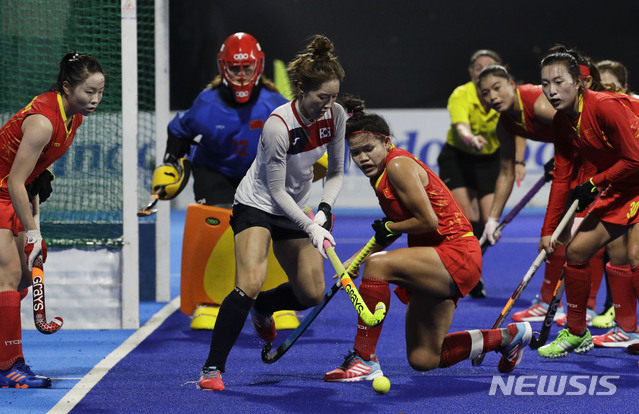 여자팀, 동메달도 불발…한국 남녀하키 40년만의 '노메달'