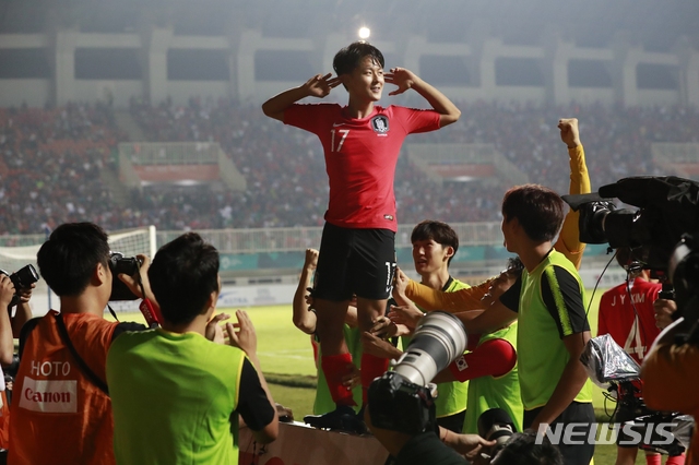 이승우 "대한민국 더 빛나게 하는 선수가 되리라 믿어요"