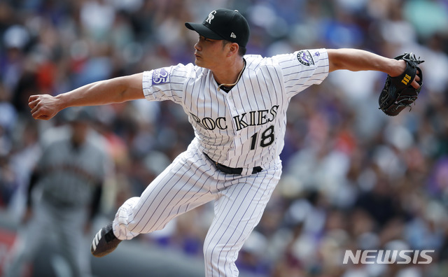 【AP/뉴시스】 콜로라도 로키스의 오승환