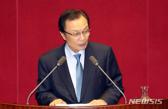 국회 교섭단체 대표연설하는 이해찬 더불어민주당 대표. (사진=뉴시스DB)