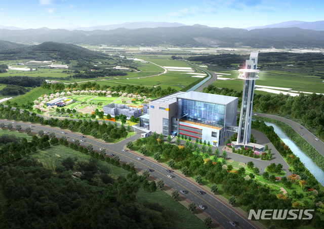 【안동=뉴시스】류상현 기자 = 오는 8월 완공예정으로 있는 경북북부권 환경에너지종합타운 조감도. 2019.03.18&nbsp; (사진=경북도 제공)&nbsp; photo@newsis.com