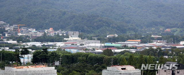 【과천=뉴시스】그린벨트 지역.  