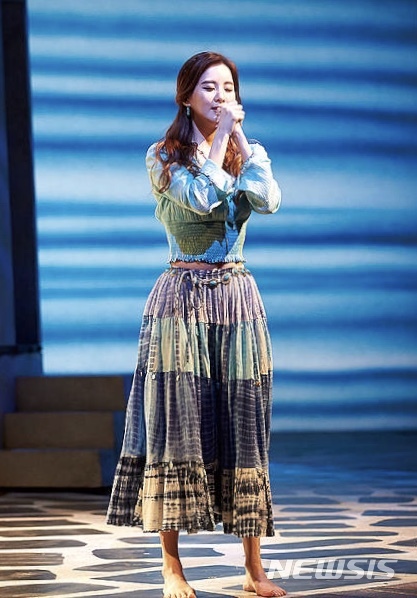 【서울=뉴시스】 서현, 맘마미아 중. 2018.09.14. (사진 = 신시컴퍼니 제공) 