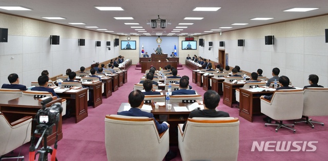 【청주=뉴시스】청주시의회 본회의. (사진=청주시의회 제공) photo@newsis.com