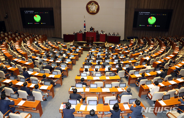 【서울=뉴시스】박영태 기자 = 본회의장 모습. 2018.09.20.since1999@newsis.com