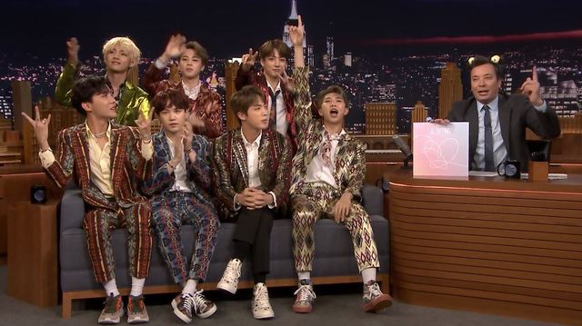 [종합]방탄소년단 떴다, 미국 NBC '지미 팰런 쇼' 들썩
