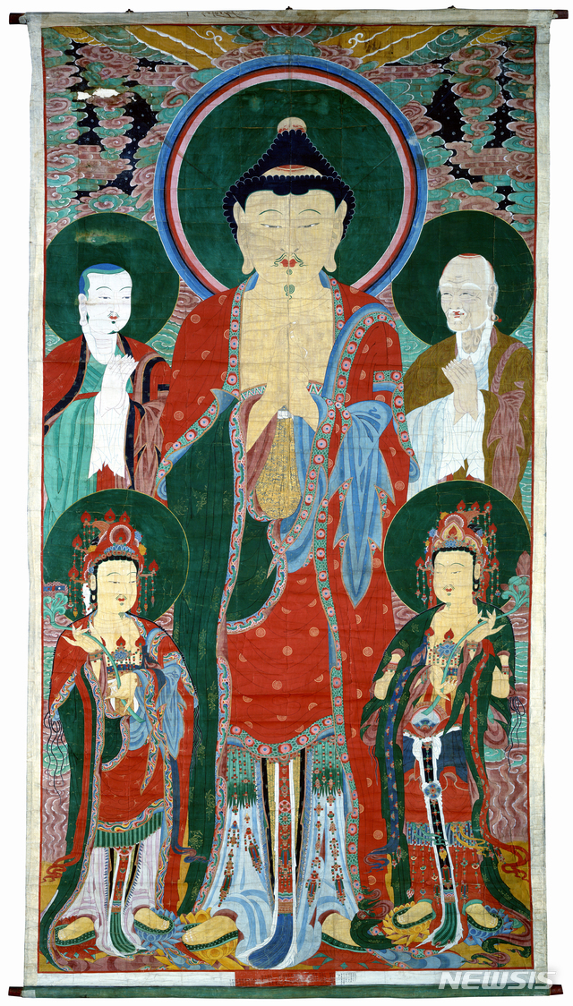 예산 대련사 비로자나불 괘불도