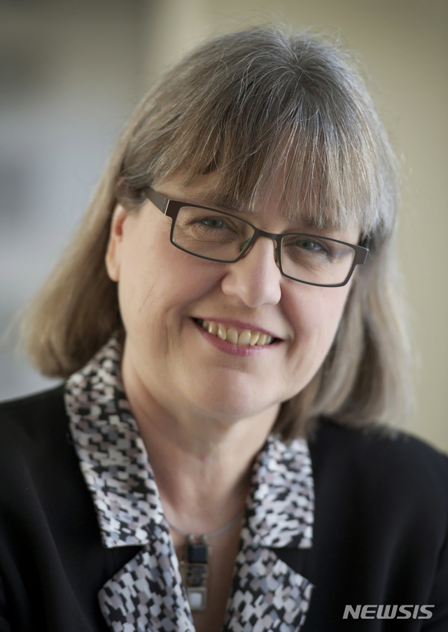 올 노벨 물리학상 공동수상자인 도나 스트릭랜드 박사의 촬영날자 미상 사진&nbsp; AP