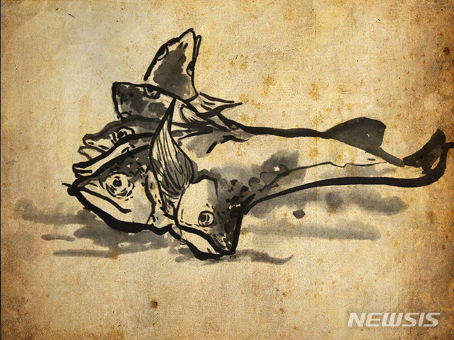  【안동=뉴시스】김진호 기자 = 선조 39년 6월 20일, 정경운이 집필한 '고대일록'에는 '얼굴이 여섯인 물고기를 낚았다'라고 기록돼 있다. 2018.10.04 (사진=한국국학진흥원 제공) photo@newsis.com