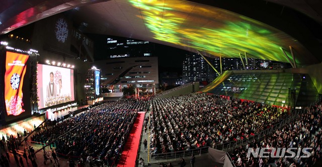【부산=뉴시스】 지난해 부산국제영화제 개막식. (사진=뉴시스 DB)