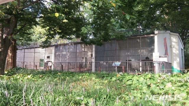 【전주=뉴시스】윤난슬 기자 = 전주동물원 곰사 공사 전 모습. 2018.10.05.(사진=전주시 제공) photo@newsis.com