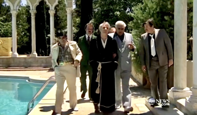 【로스앤젤레스=뉴시스】 영화 '대부'에서 배경으로 나왔던 베벌리 하우스. <사진=ABC 뉴스화면 캡처> 2018.10.07