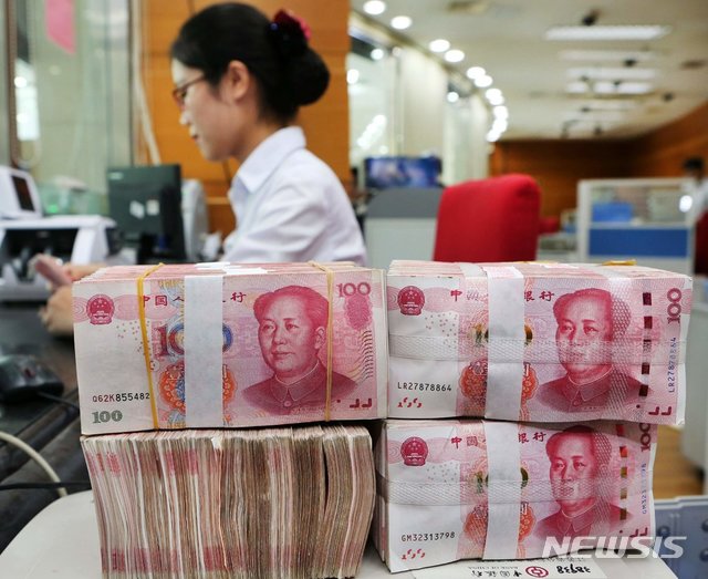 미중 무역협상 순항에 위안화 가치 5개월래 최고